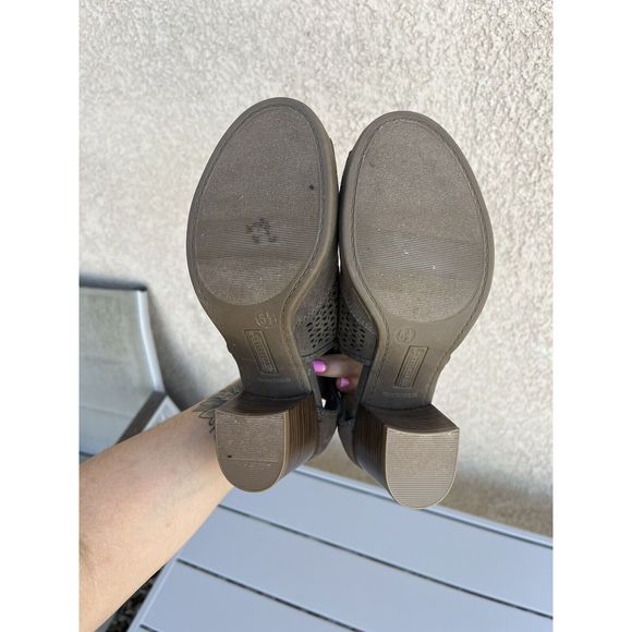 Seychelles open toe heeled ankle boot - Size 5.5 - Green - Picture 11 of 12